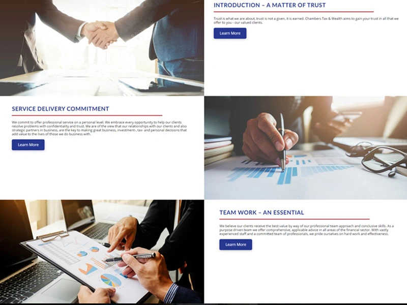 Chambers Tax and Wealth Website design - Chambers Tax And Wealth Website 01
