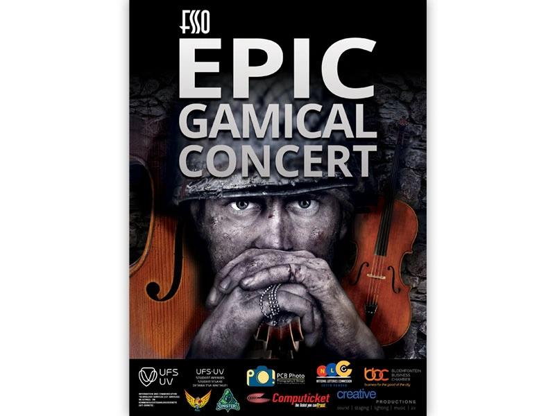 FSSO Epic Gamical Consert Poster design - FFSO Epic Gamical Poster Design 01