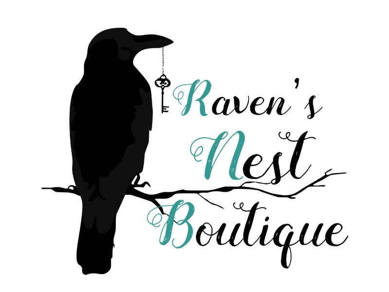 Ravens Nest Boutique Logo Design - ravens nest logo 01