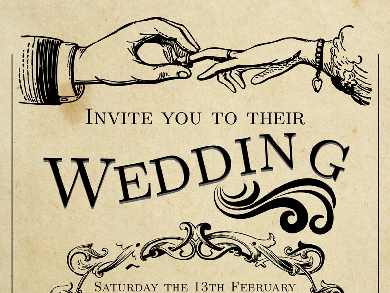 Wedding Invitation Design - wedding invitation design 02
