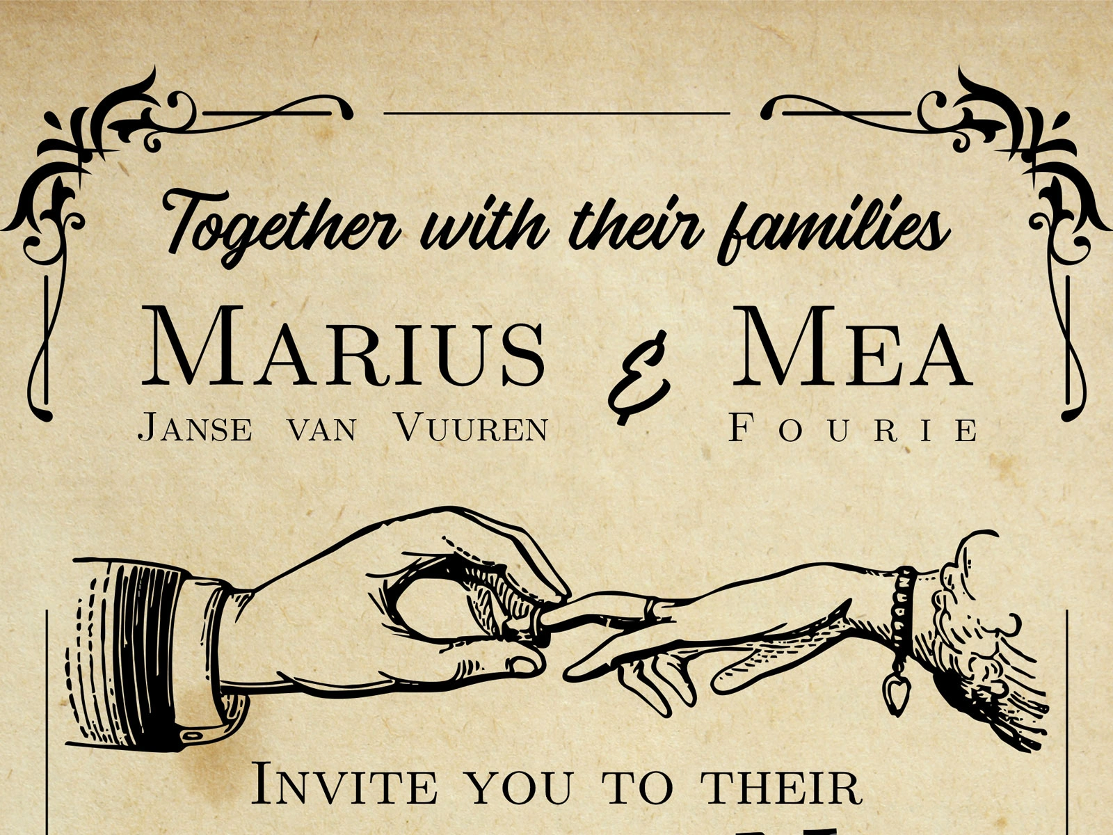 Wedding Invitation Design - wedding invitation landing image 1